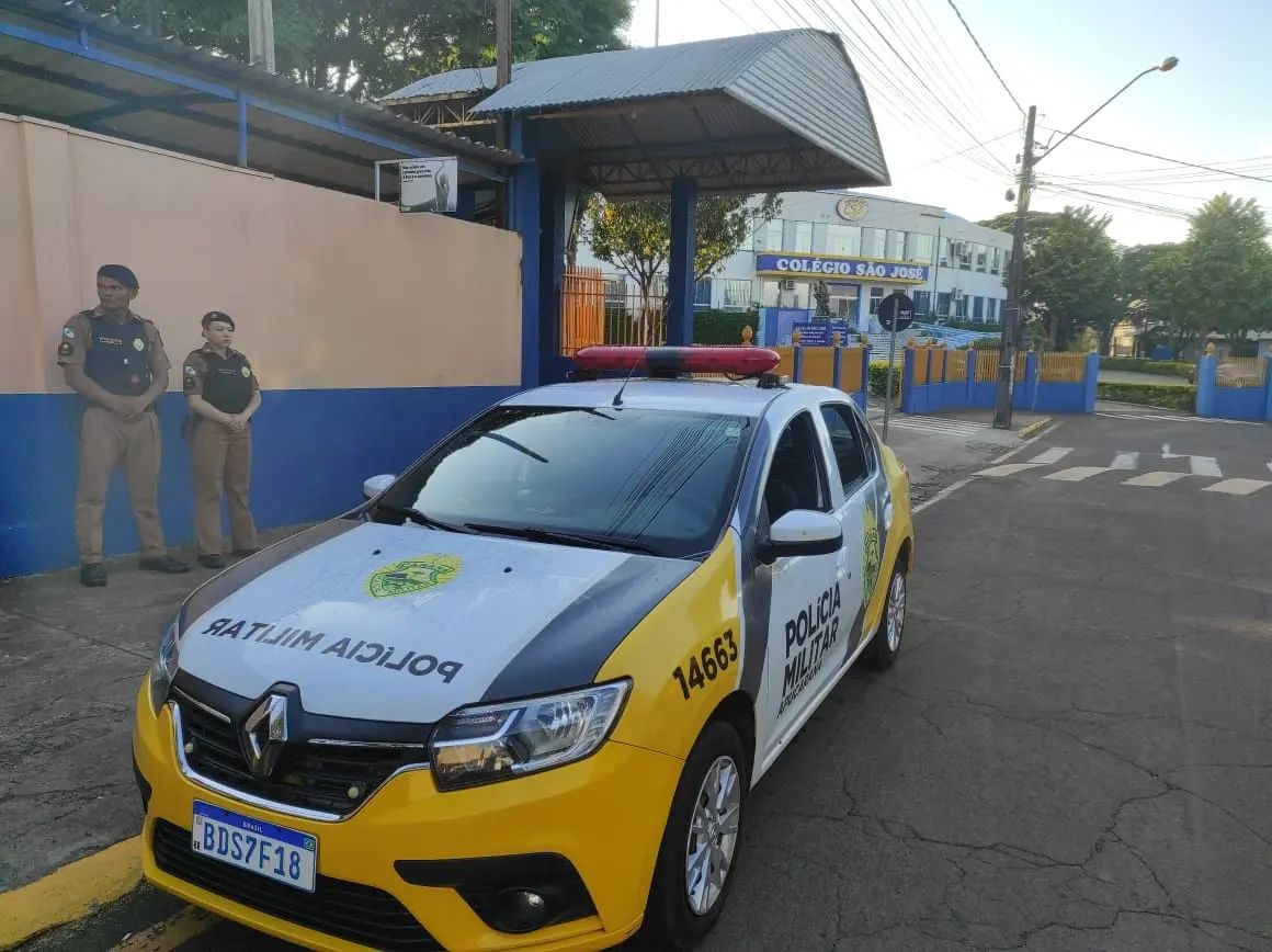 Pol Cia Militar Realiza Refor O No Policiamento Nas Escolas Em Todo