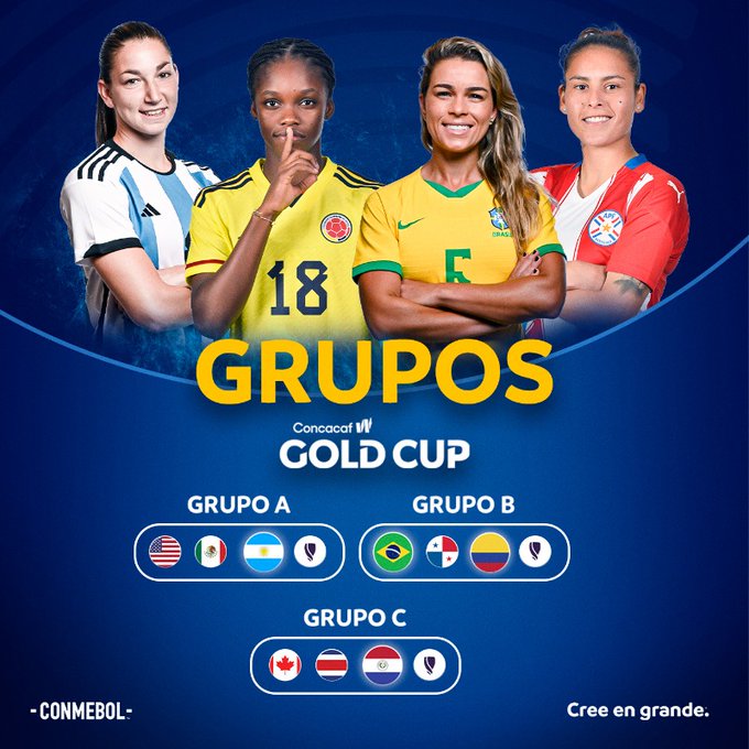 Brasil conhece adversários da Copa Ouro de futebol feminino - Nova