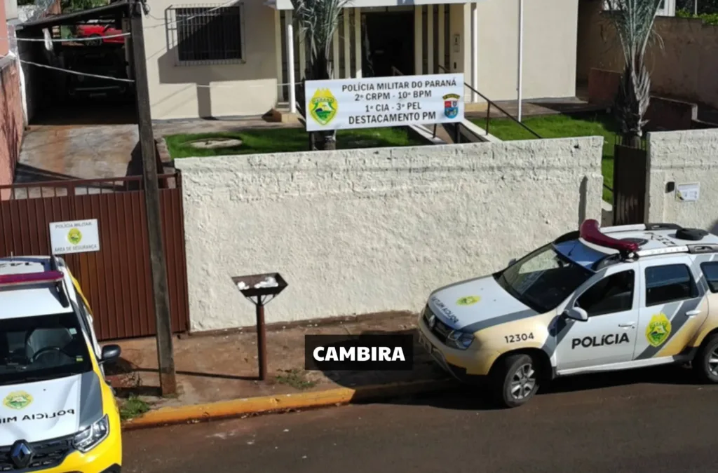 Motorista descobre tiro no carro após ouvir barulho em Cambira