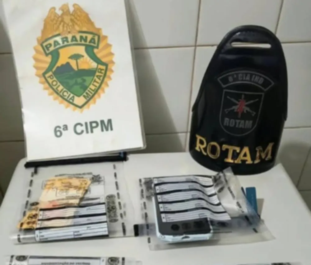ROTAM apreende maconha e prende suspeitos em Ivaiporã