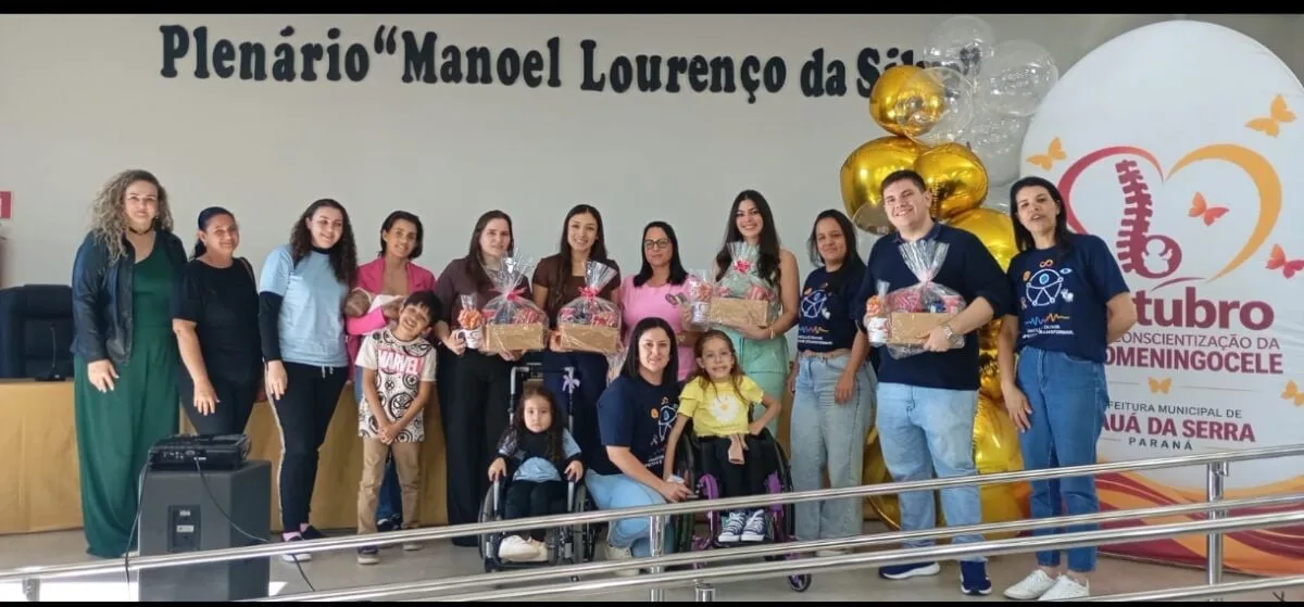 Câmara de Mauá da Serra debate conscientização sobre mielomeningocele