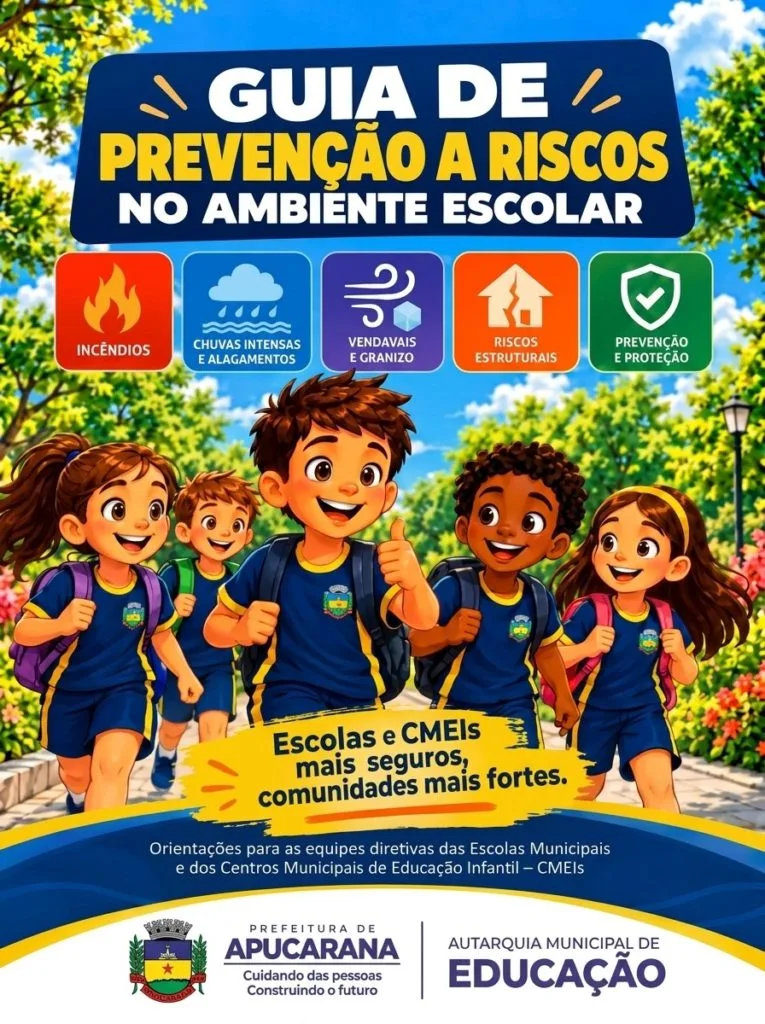 Apucarana realiza simulado de segurança nas escolas nesta sexta-feira