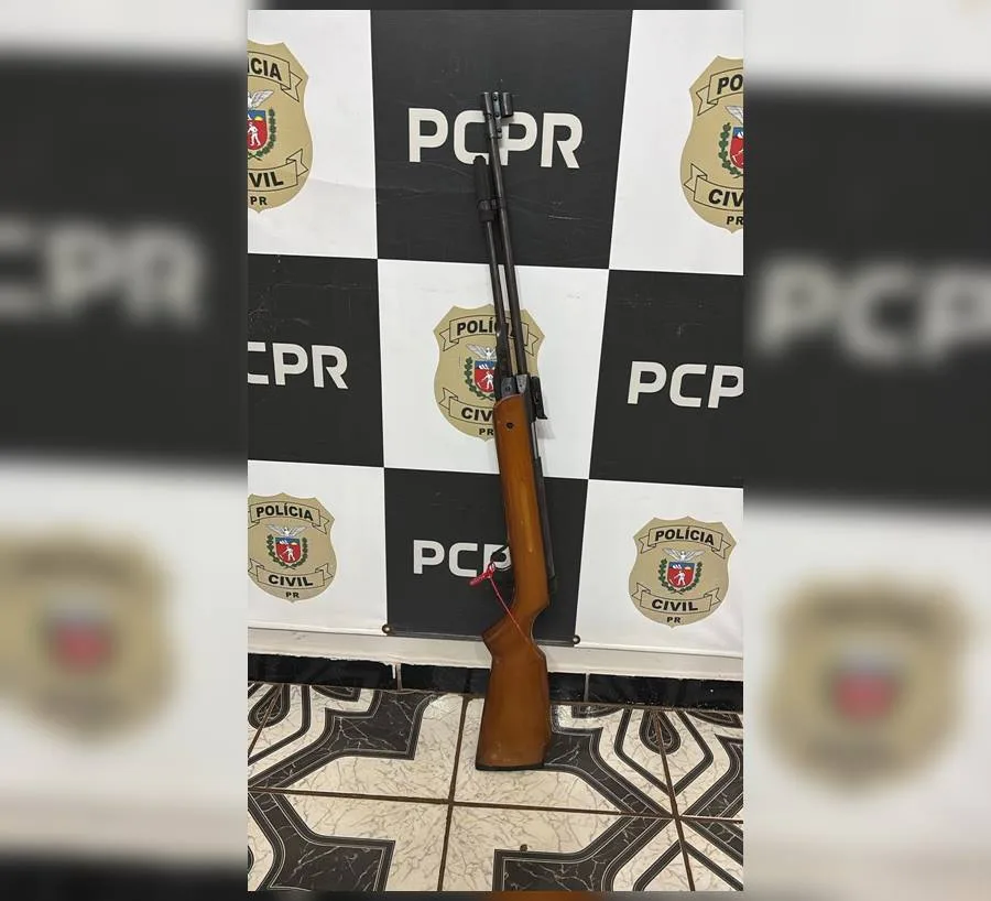 Arma de fogo é apreendida em zona rural de Faxinal