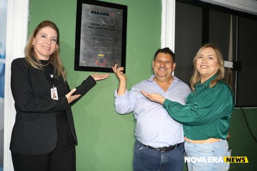 Reinauguração do Centro de Saúde em Rio Branco do Ivaí