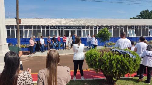 Prefeito Reinaldo Grola inaugura três obras em Lunardelli