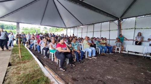 Entrega da UBS e de casas populares em Novo Itacolomi